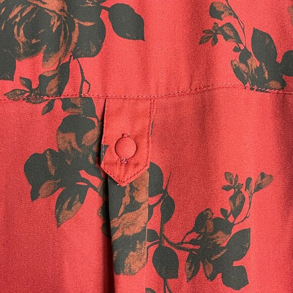Torrid Red and Black Floral Tunic - Picture 8 of 8